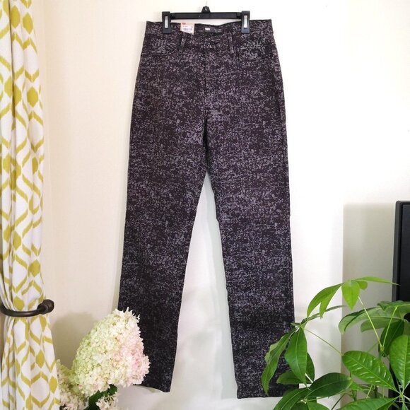 Levi's 512 Perfect Slimming Women's Straight Leg Camo Jeans Pants Gray 8M/ - Picture 1 of 4
